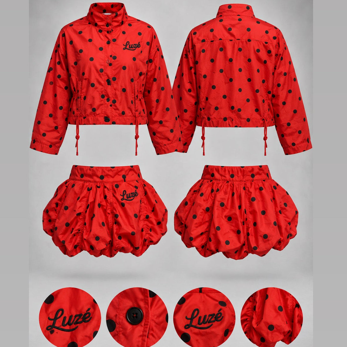 🔴⚫ Polka Doll Set